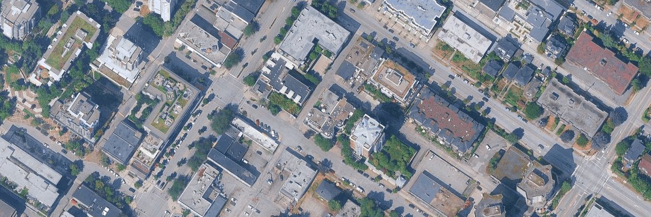 Evergreen aerial view