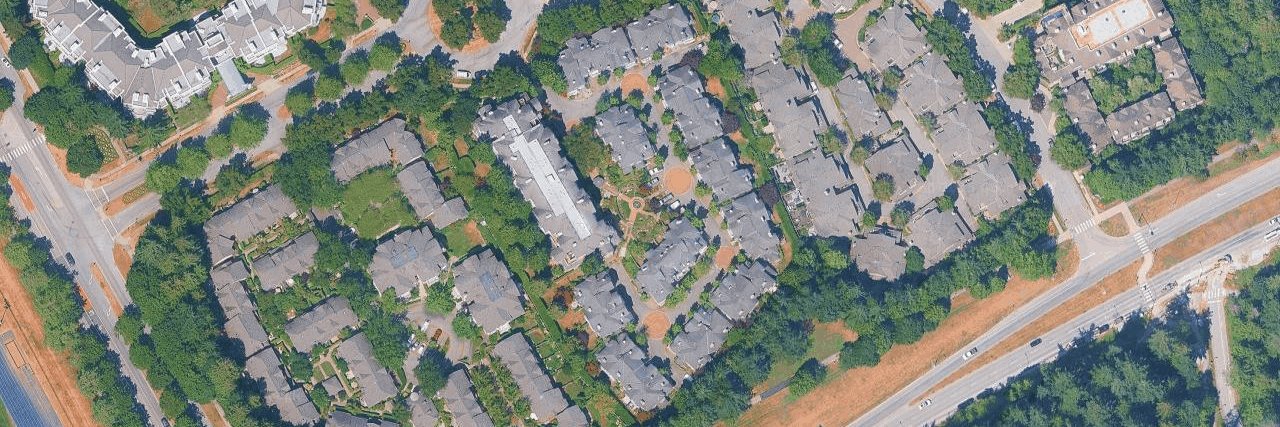 West Hampstead aerial view