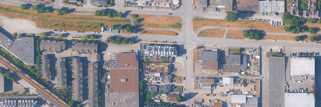 The Beresford aerial view