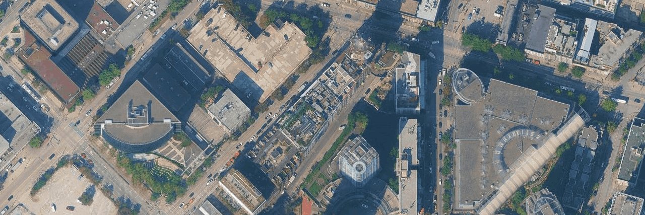 Bowman Lofts aerial view