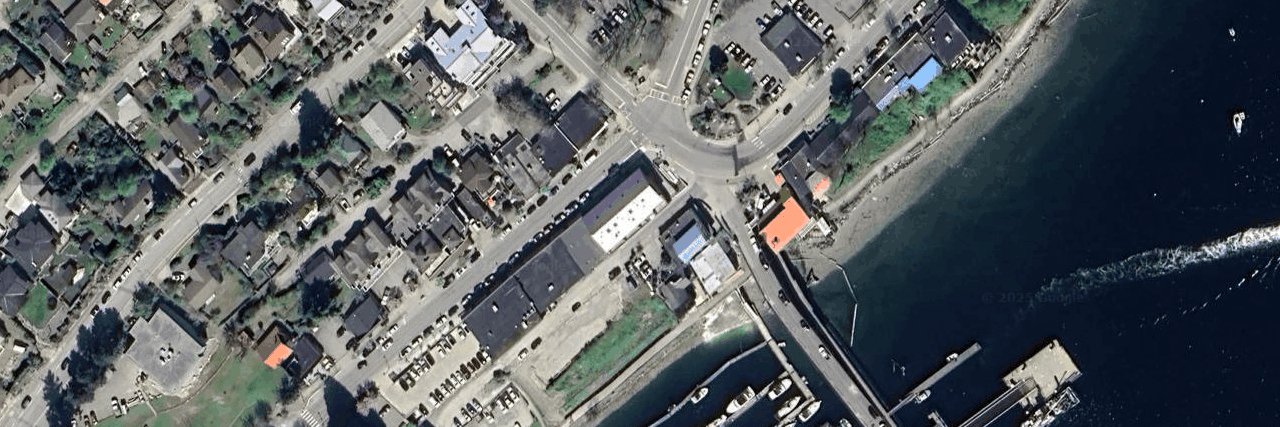 Persephone Point aerial view