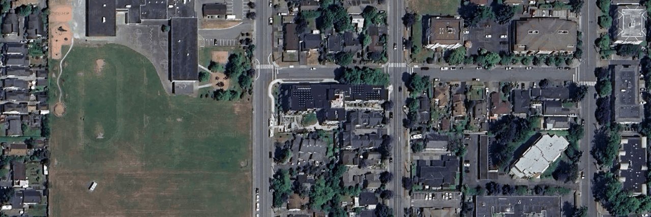Ravens Crossing CoHousing aerial view