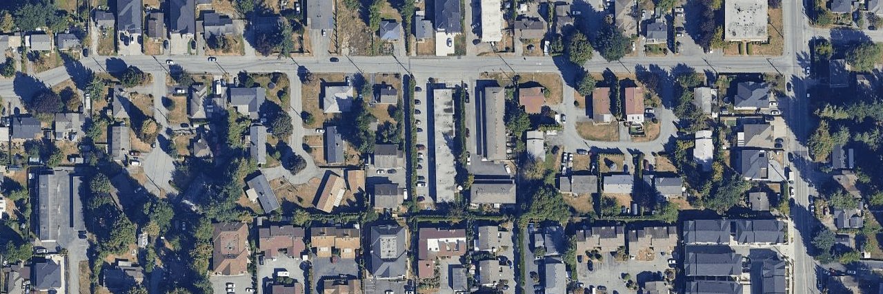 Mayfair Gardens aerial view