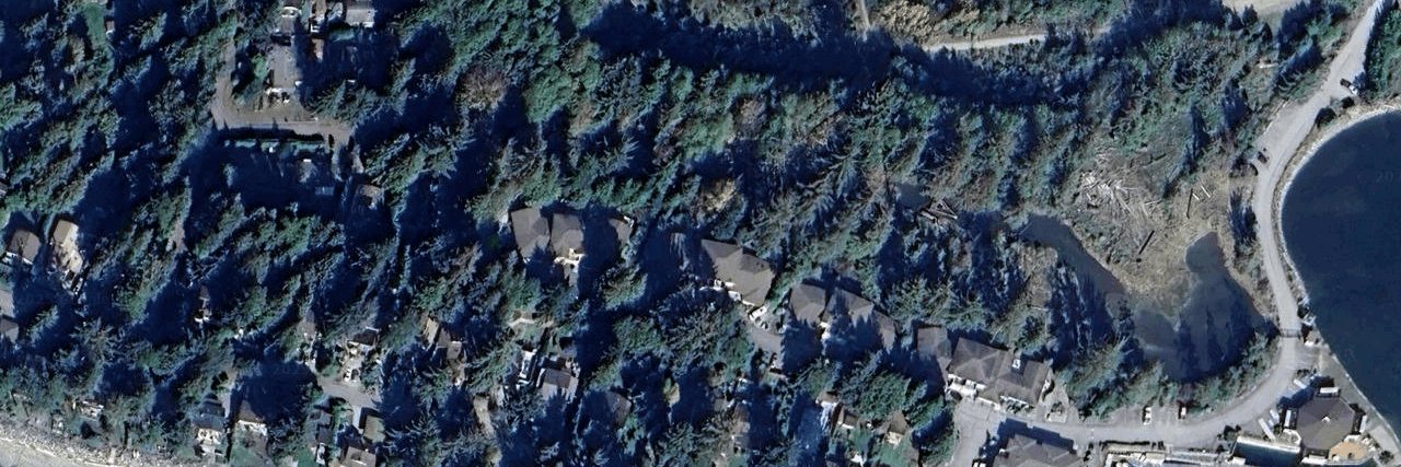 Port Stalashen aerial view