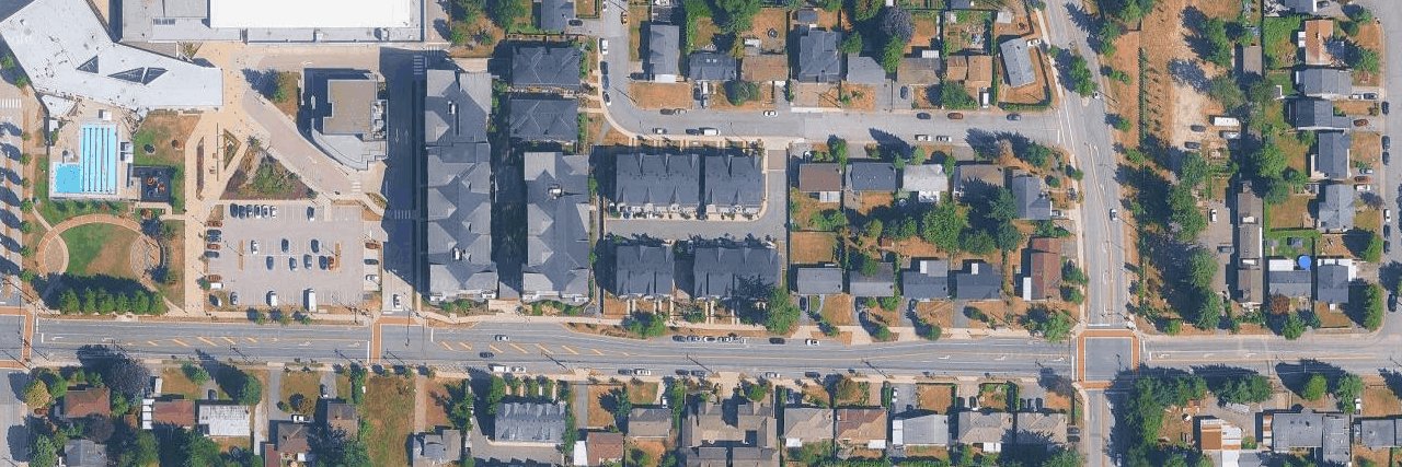 Chalet aerial view