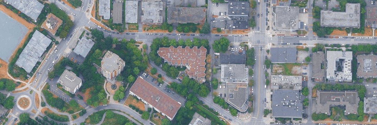 The Library aerial view