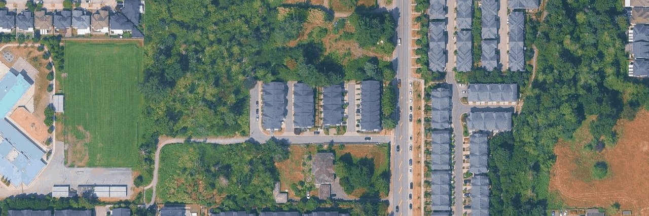 Blackberry Walk aerial view