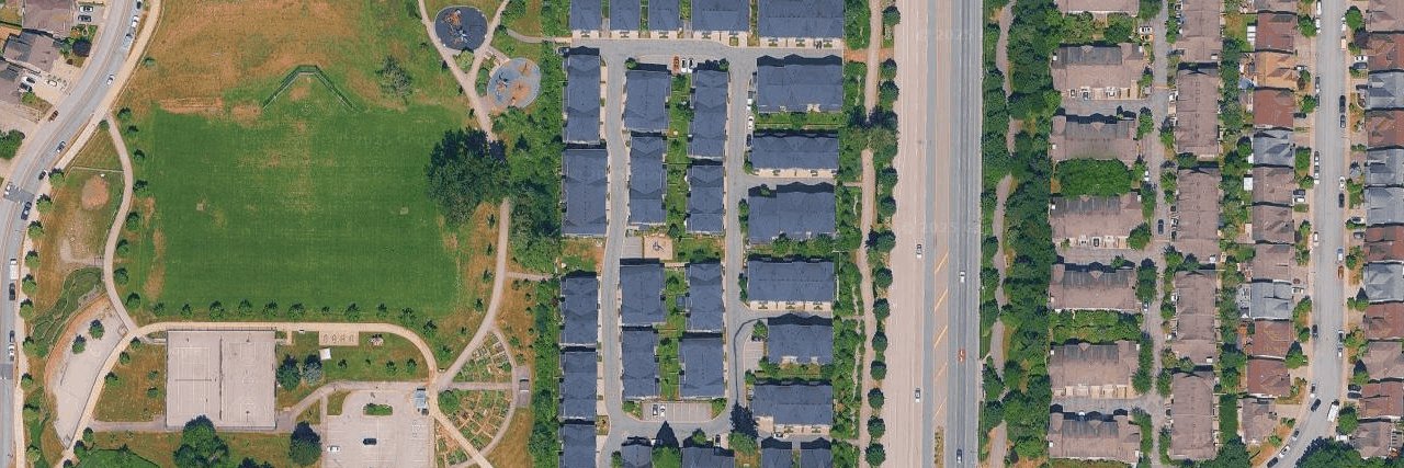 The Brooks aerial view