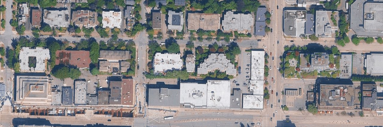 Cypress Manor aerial view