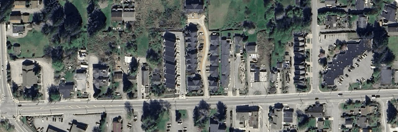 Island View Lanes aerial view