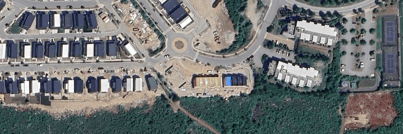 Talus Townhomes aerial view