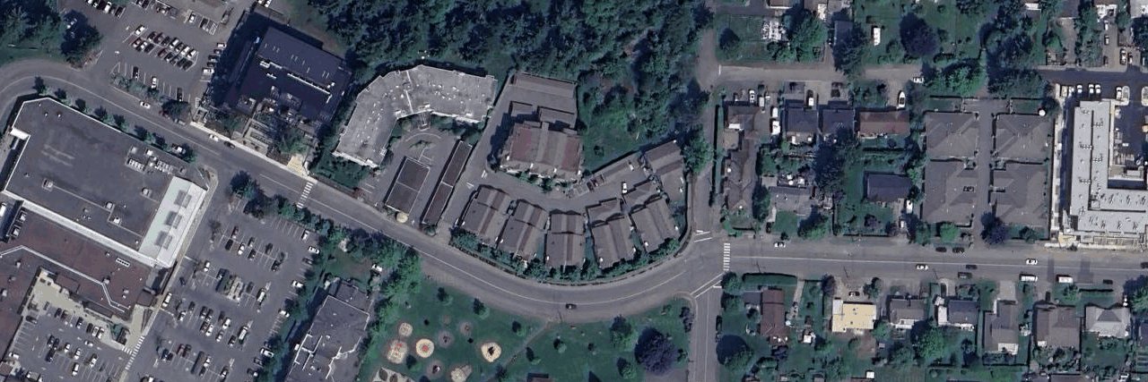 Ocean Pointe Townhomes aerial view