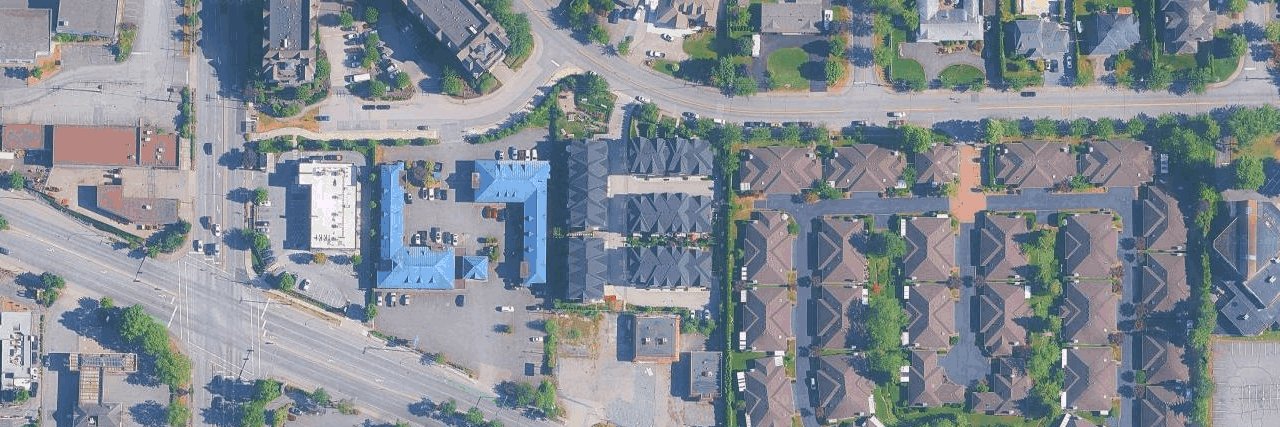 Evergreen aerial view