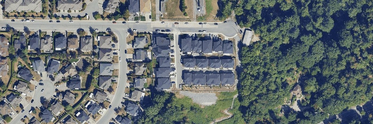 Maclure Point aerial view