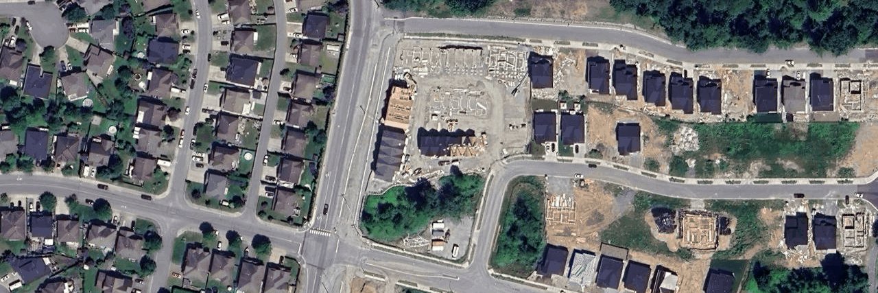 Westminsterplateau aerial view