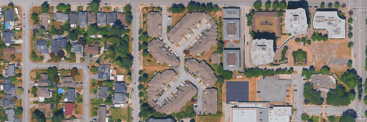 Regency Court aerial view