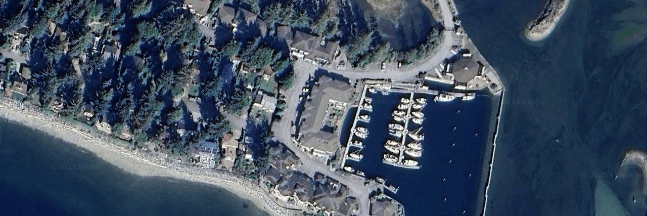 Port Stalashen aerial view