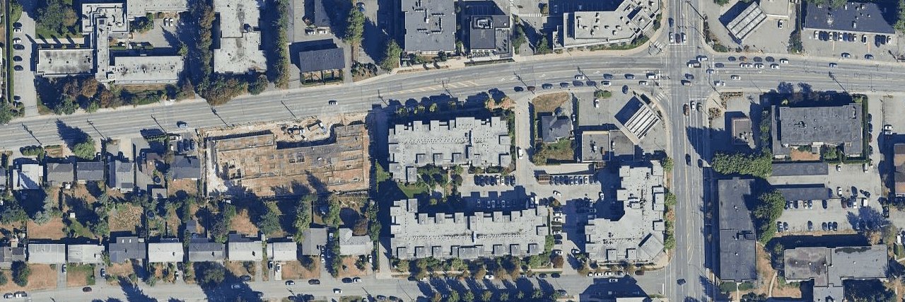 The Crossing aerial view