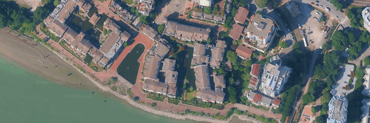 The Lido aerial view
