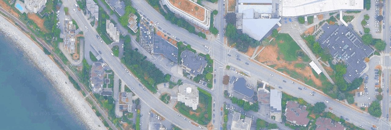 Stratford Court aerial view