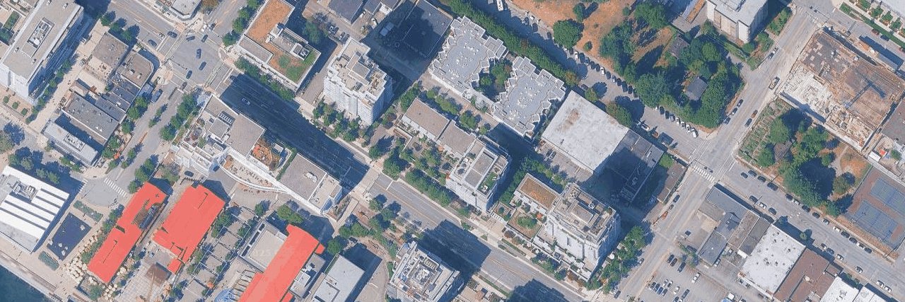 Esplanade West aerial view