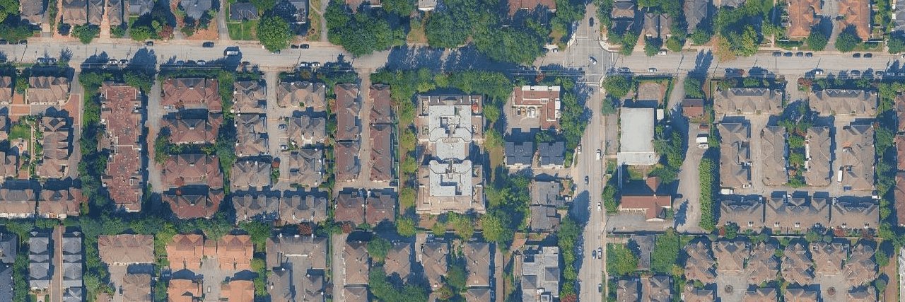 Maple Court aerial view