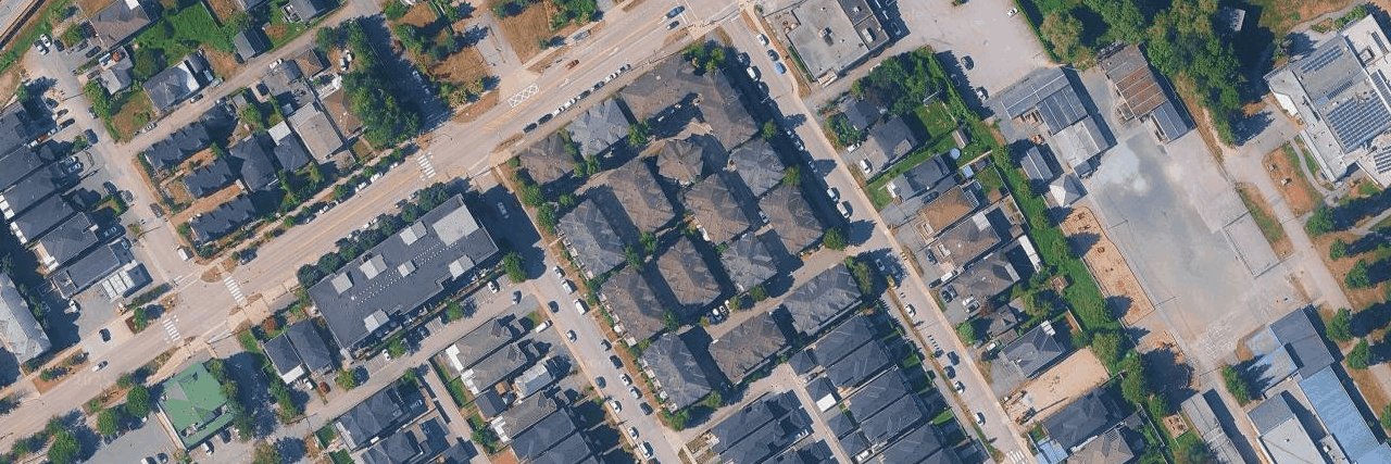 Windsor Mews aerial view