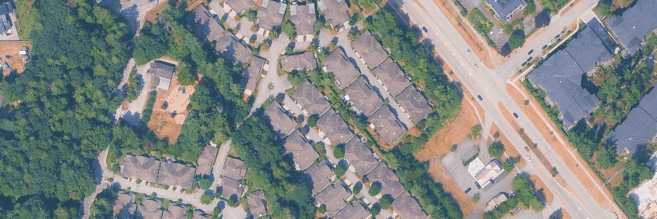 The Crescent aerial view