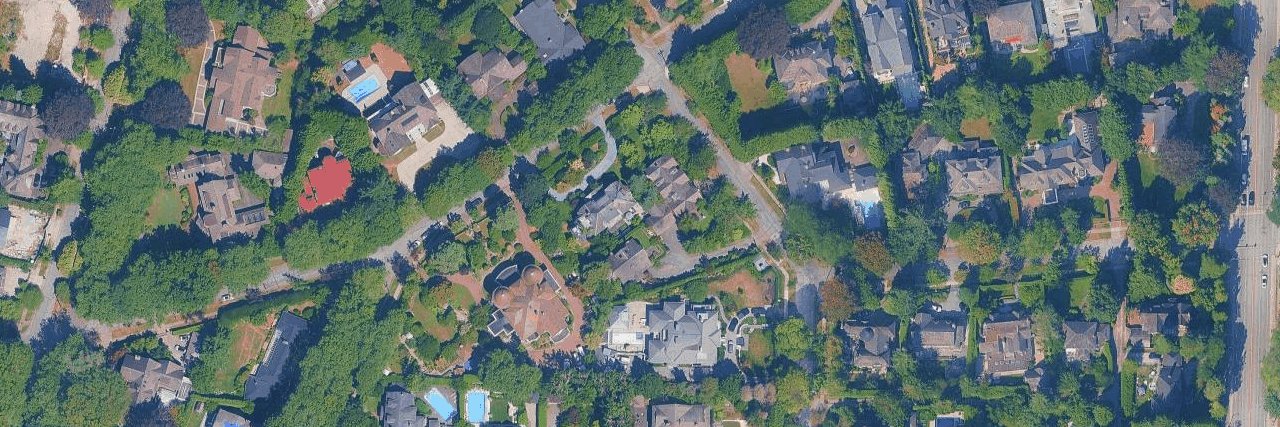 Matthews Court aerial view