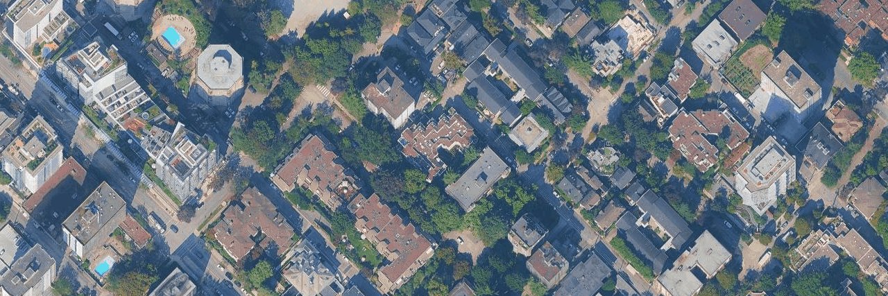 Charlotte Gardens aerial view