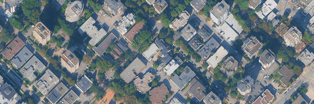 Caroline Court aerial view