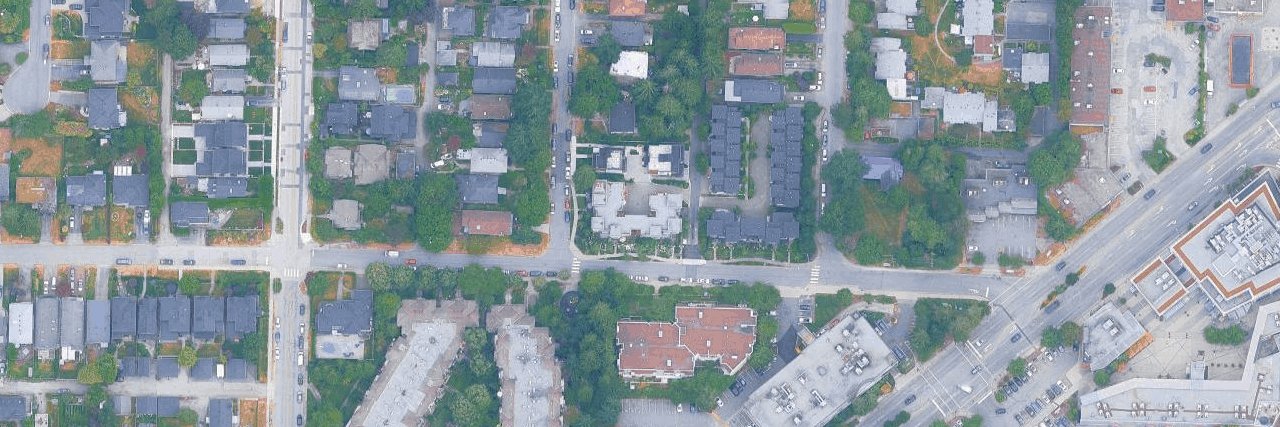 Ross Residence aerial view
