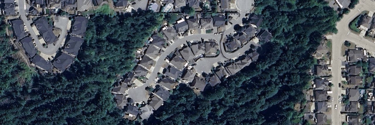 Sherwood Park Estates aerial view
