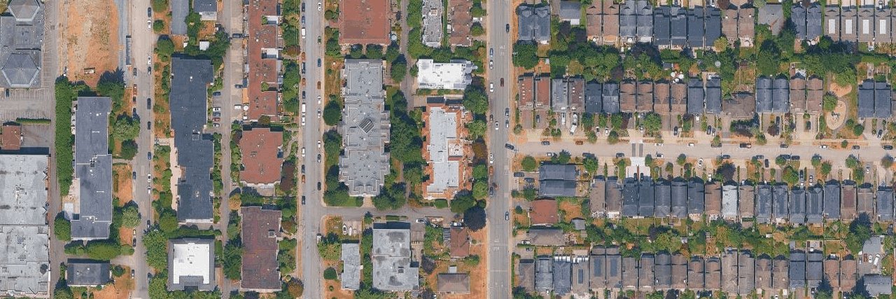 Monticello Place aerial view