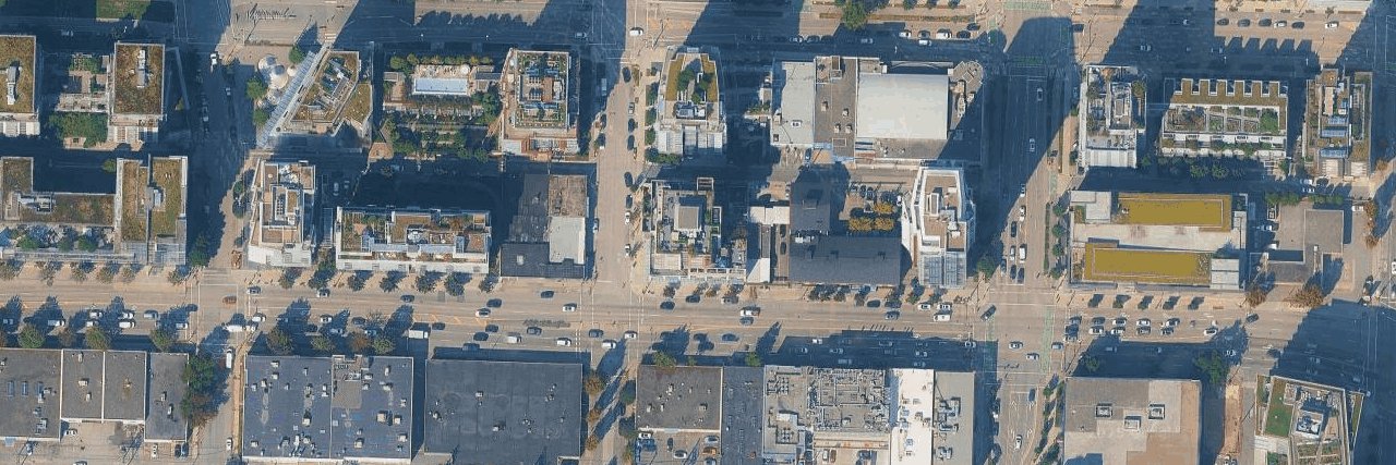 Proximity aerial view