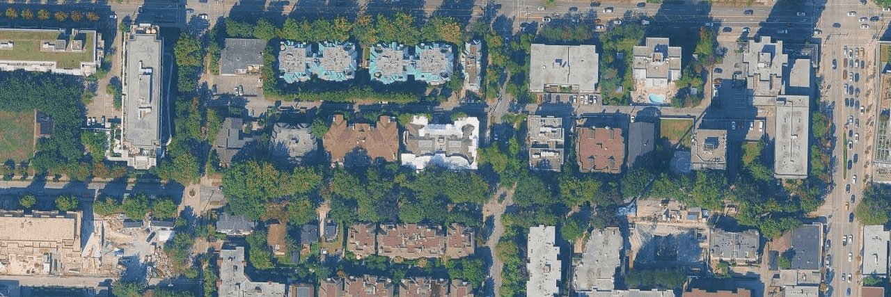Tiffany Court aerial view