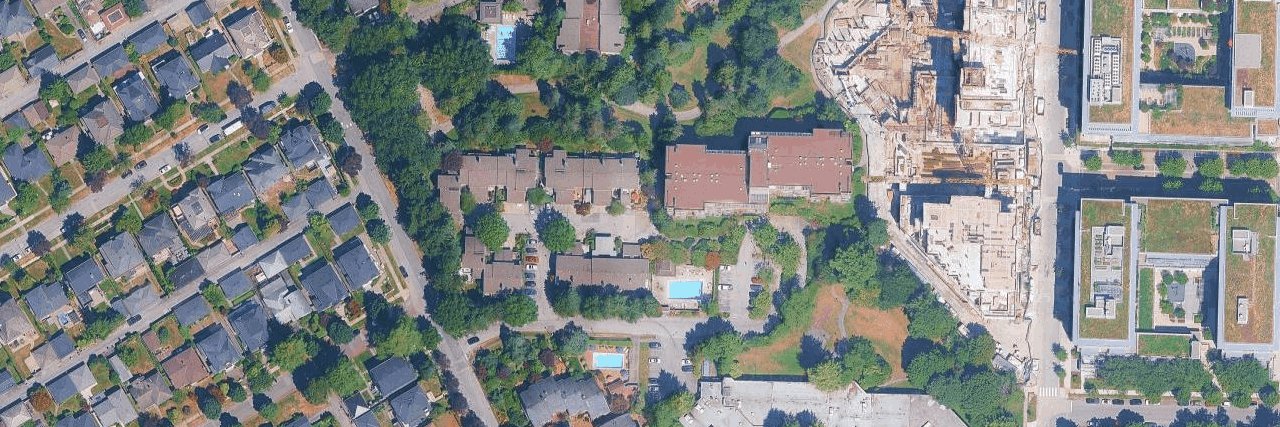 Arbutus Village aerial view