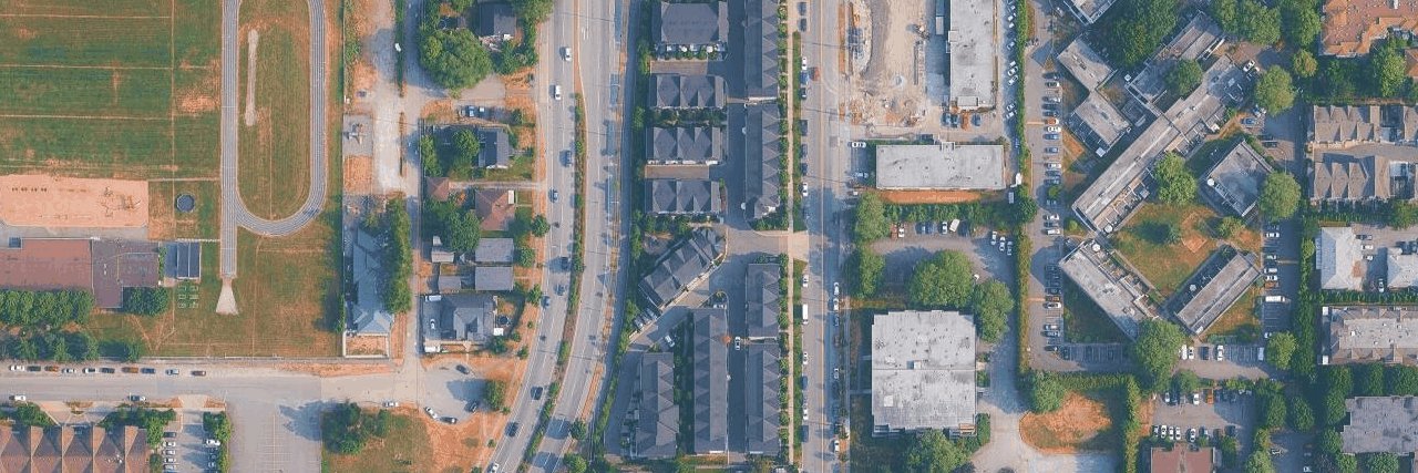 Crimson aerial view