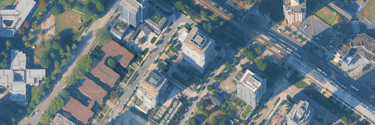 Golden House aerial view