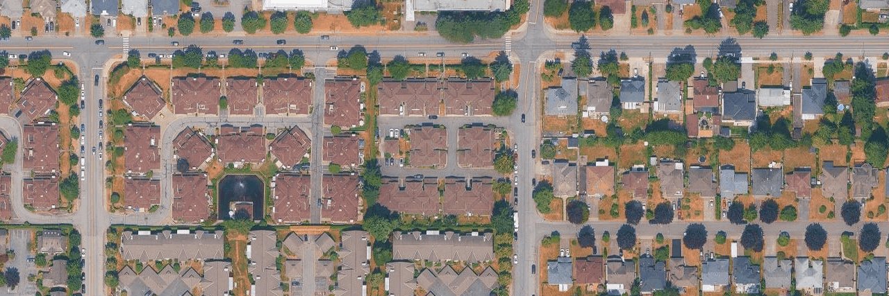 Chantilly Lane aerial view