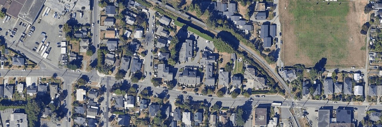 Wilson Court aerial view