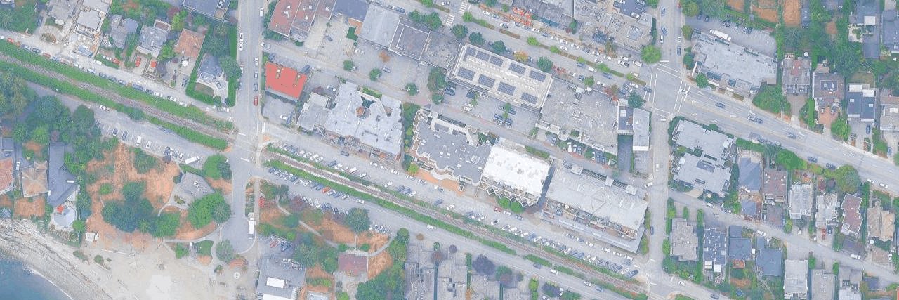 Bellevue West aerial view