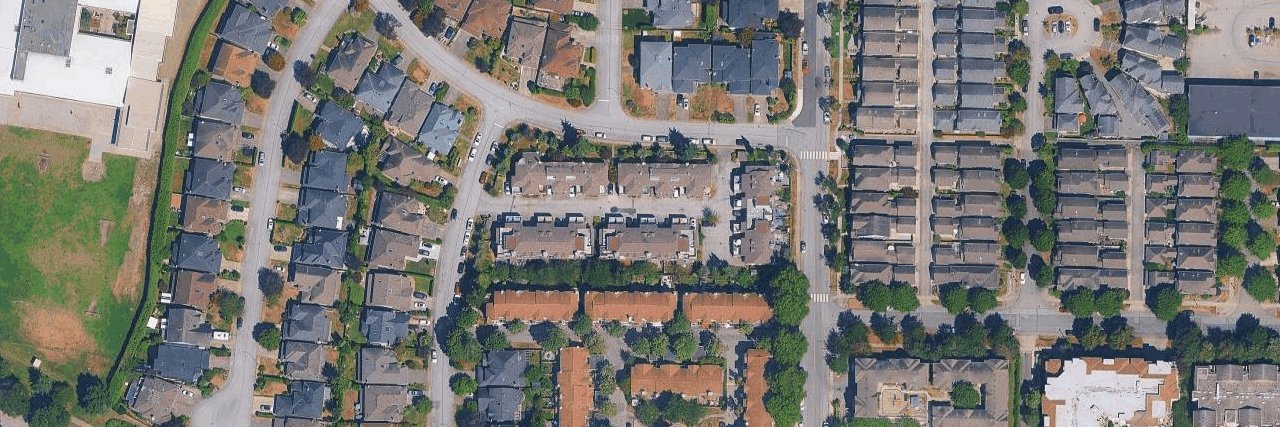Brunswick Gardens aerial view