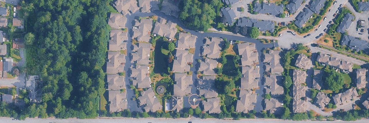 Twin Lakes aerial view