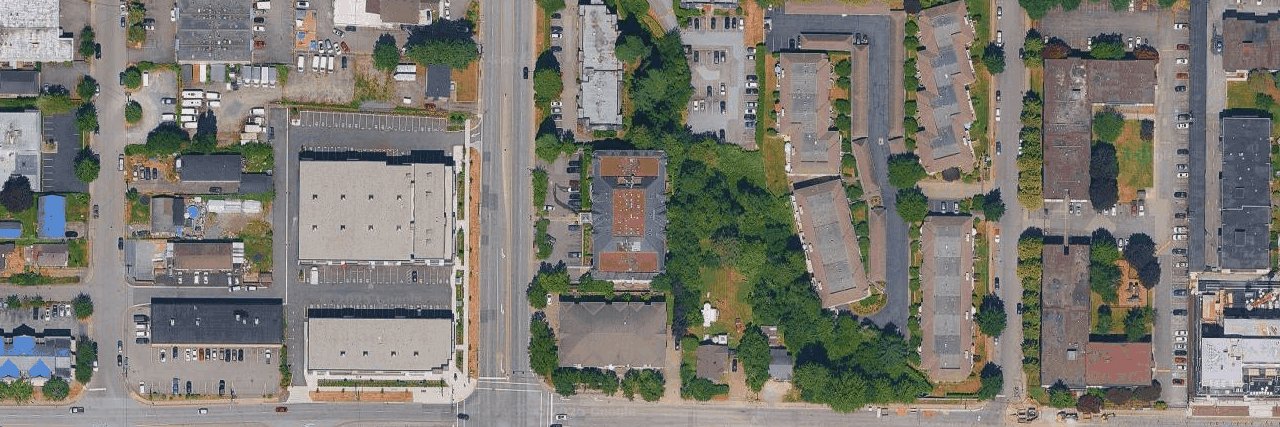 Cambridge Court aerial view