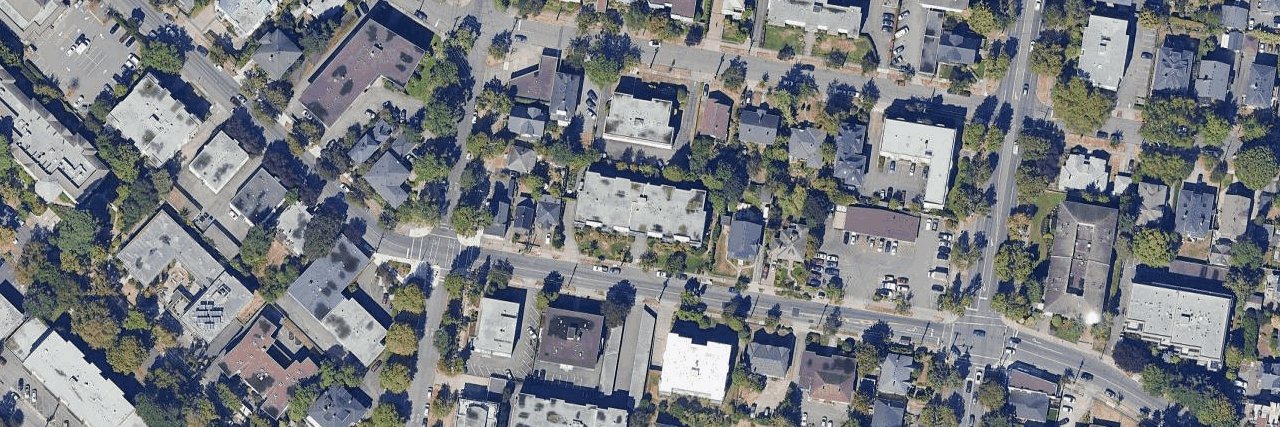 The Westfield aerial view