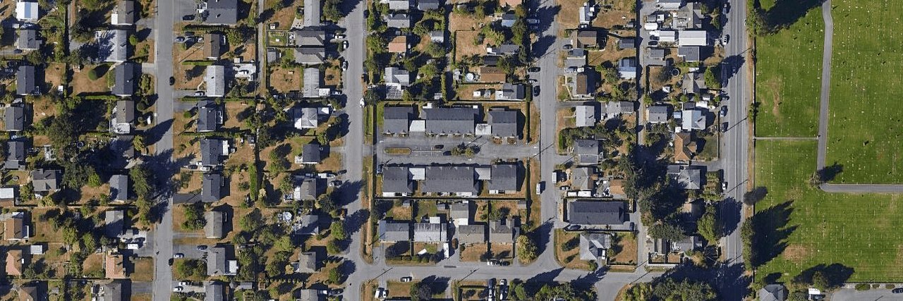 Ashlar Place aerial view