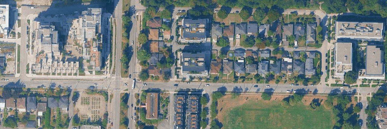 Park House South aerial view