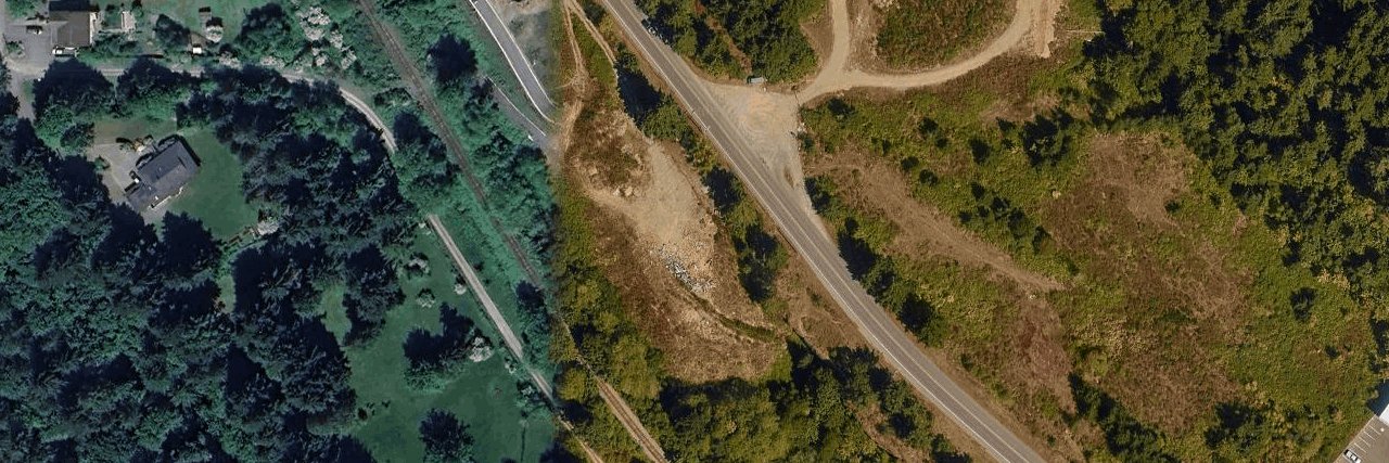 Bare Land Strata on Strata Plan aerial view