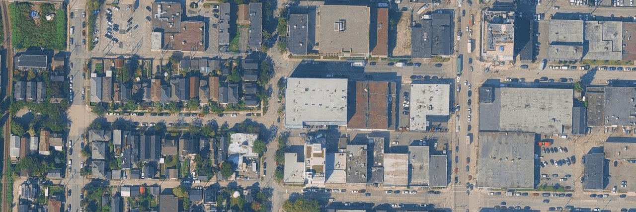 The Workshop aerial view
